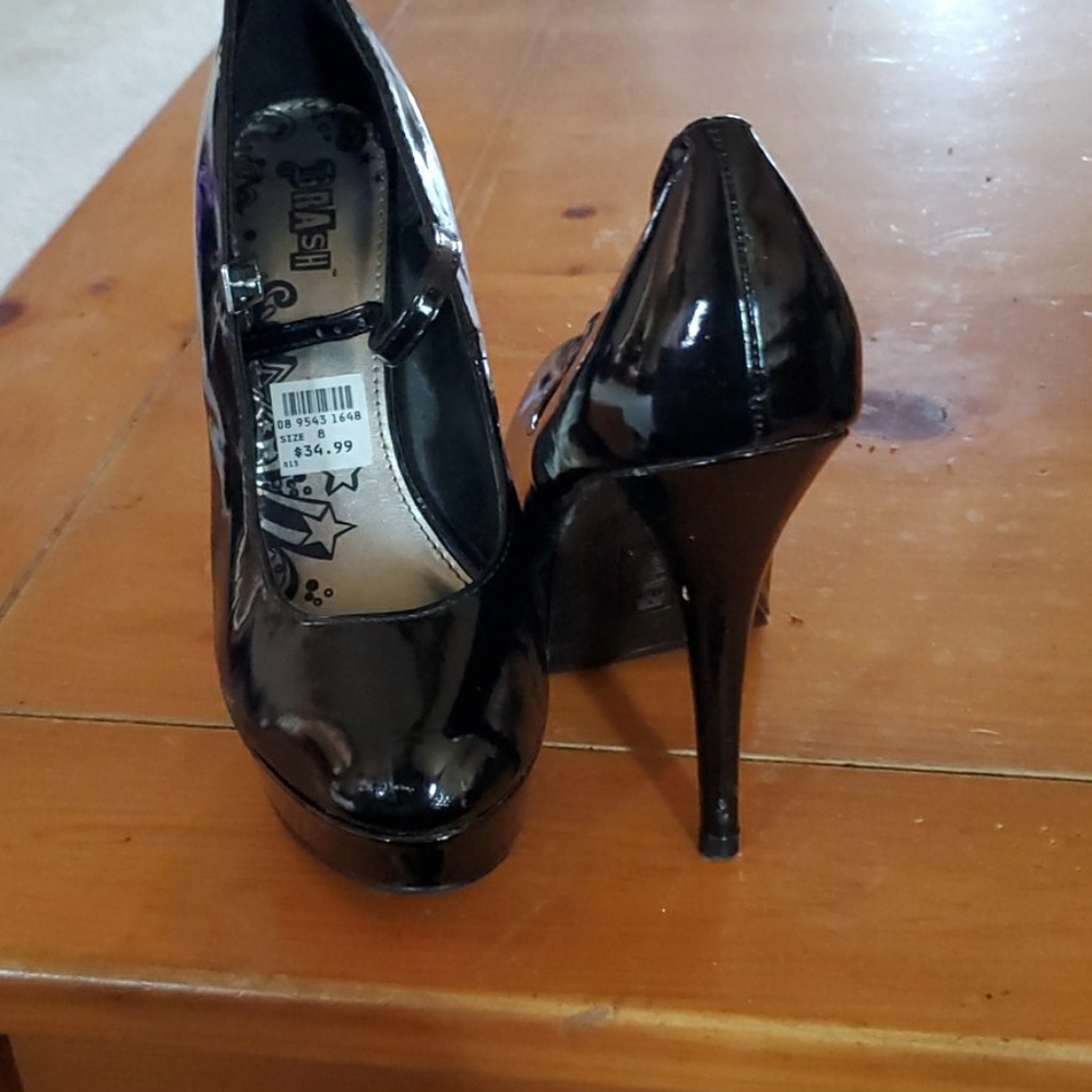 Black tall heel